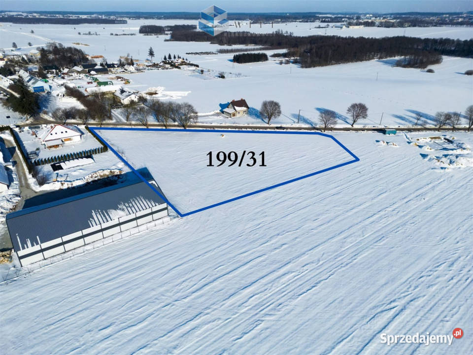 sprzedaży działki 7635m2 Pierławki asfalt