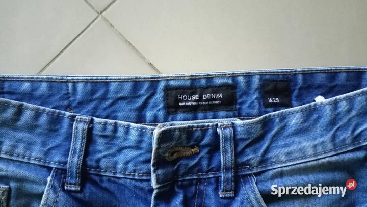 Szorty spodenki jeans męskie Denim House W29 M Godziszka