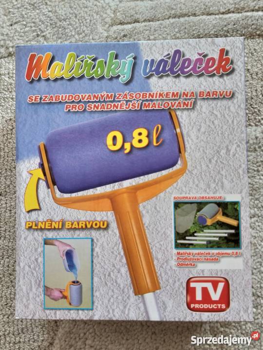 Wałek malarski niekapiący z pojemnikiem na farbę mazowieckie Warszawa sprzedam