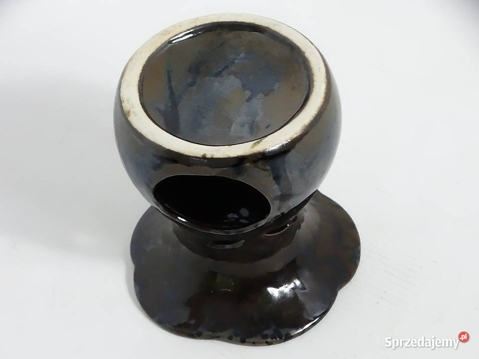 Elegancki Kominek Ceramiczny Efekt Petrol Biłgoraj