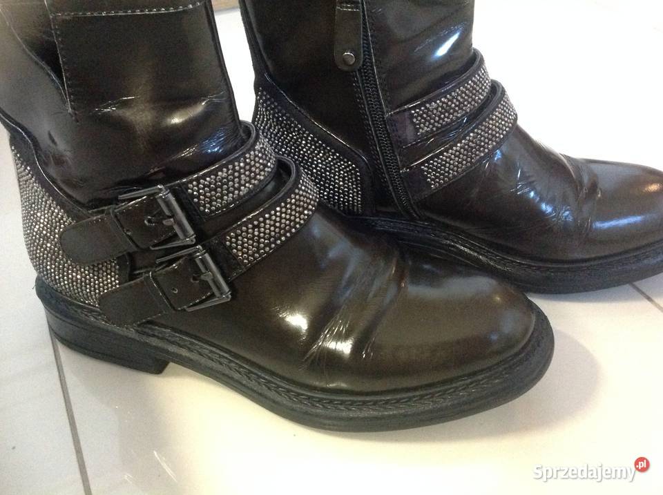 Botki Buty Skórzane Damskie ELVIO ZANON r 37 Nowa Sól sprzedam