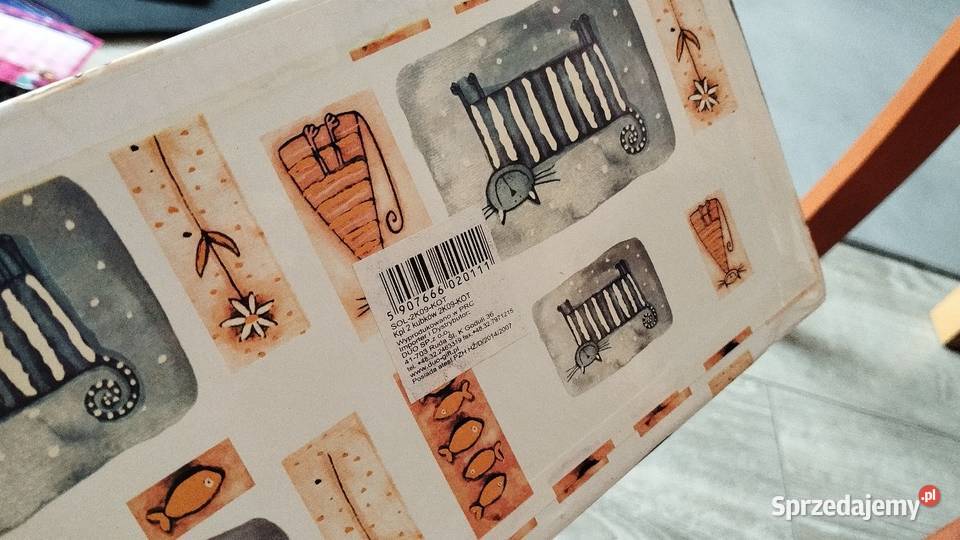 pojemnik dekoracyjny kartonowy w kotki Poznań