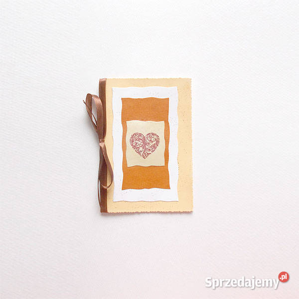 kartka z serduszkiem serce kartka bez życzeń