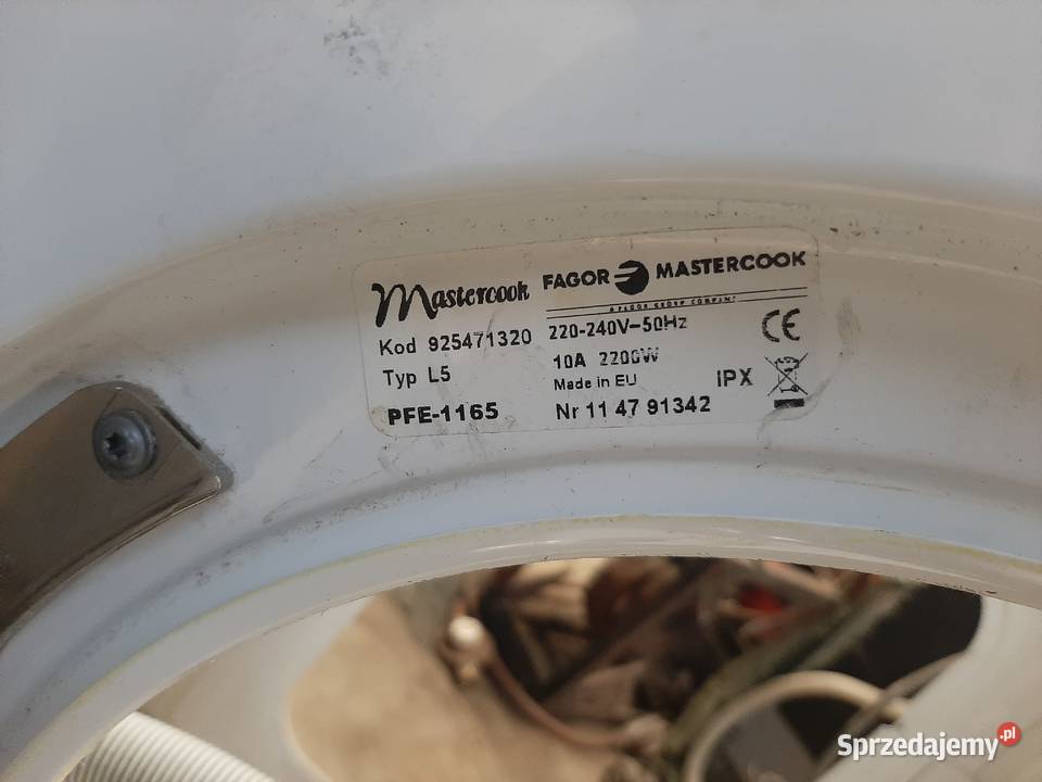 Części do pralki Mastercook czujnik pompa drzwi Łowicz