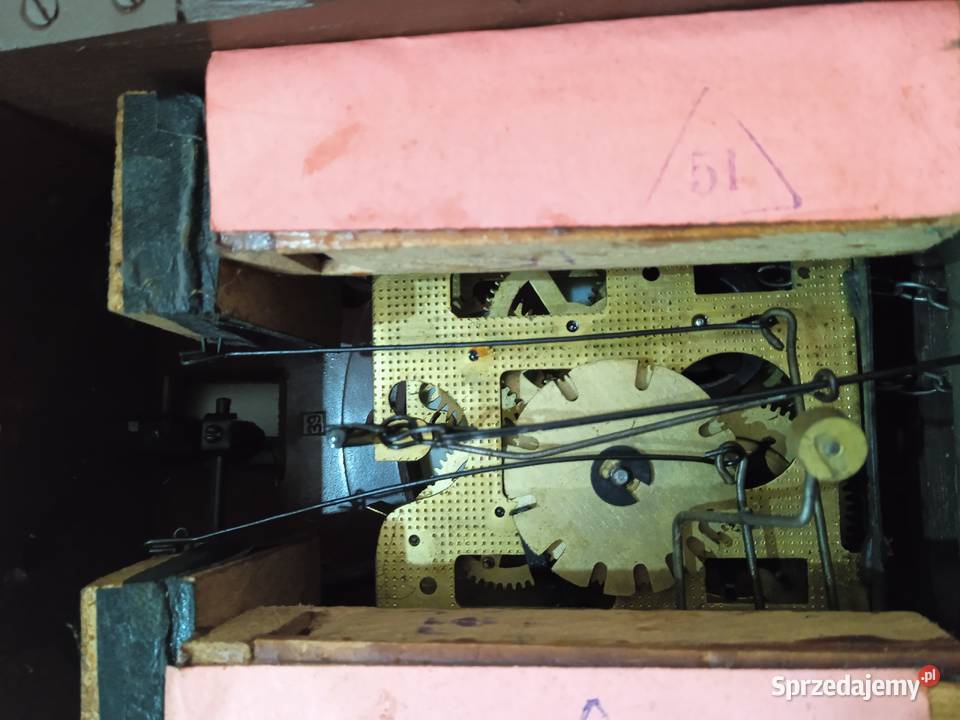 Zegar Majak z kukułką uszkodzony Andrychów