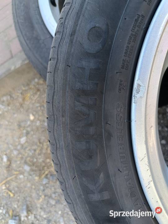 Alufelgi 5x112 r16 z oponami KUMHO 20555 r16 świętokrzyskie Iwaniska