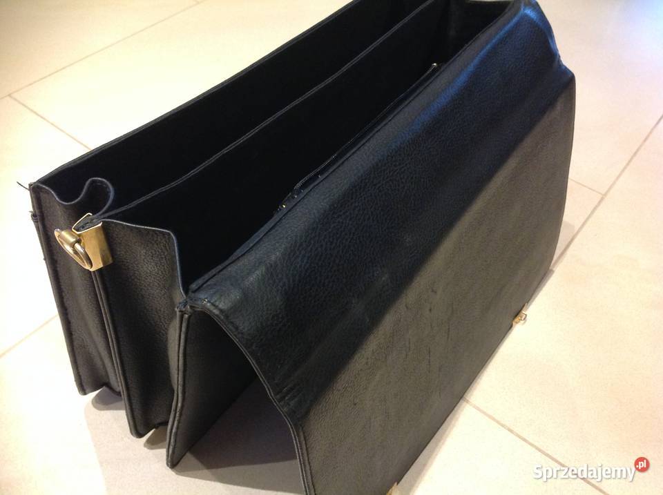 Teczka Aktówka Czarna lata 90 sprzedam