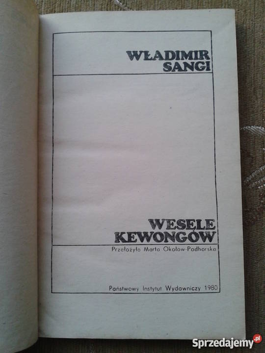 WESELE KEWONGÓW Władimir SANGI Parczew