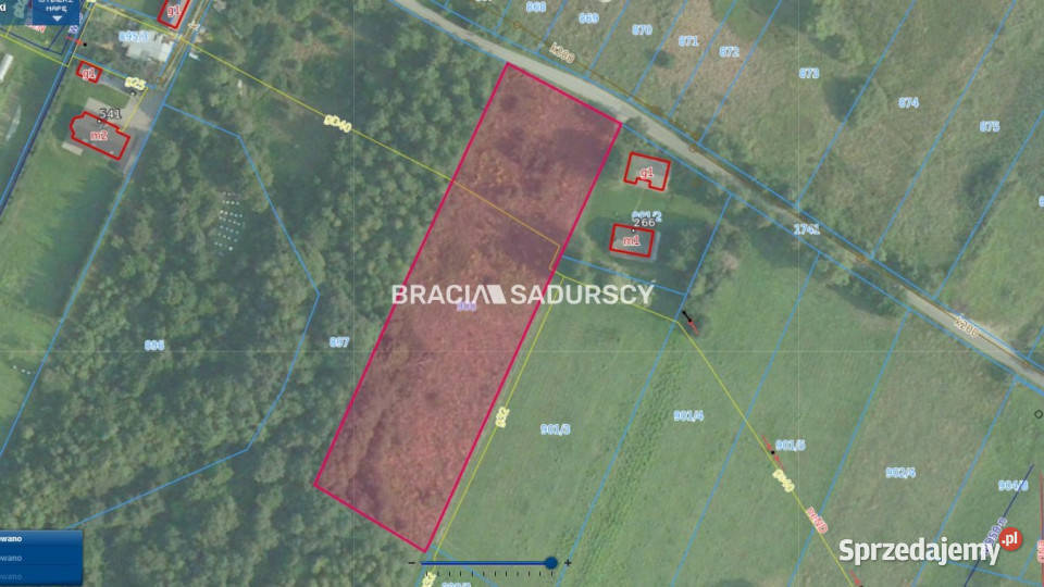 sprzedaży działki 5700m2 Krzyszkowice sprzedam