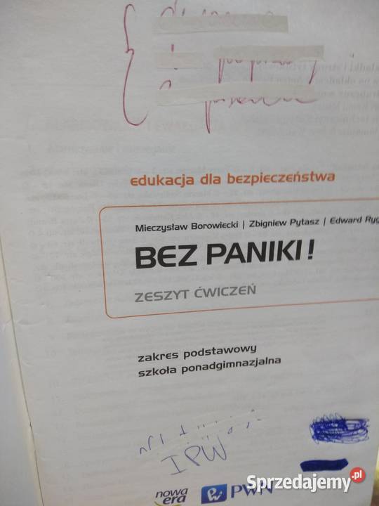 Bez paniki edb PWN ćwiczenia szkolne unikatowe sprzedam
