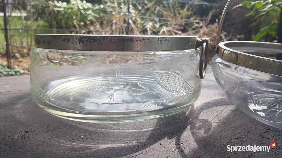 Trzy stare misy ze stalowymi uchwytami Myszków sprzedam