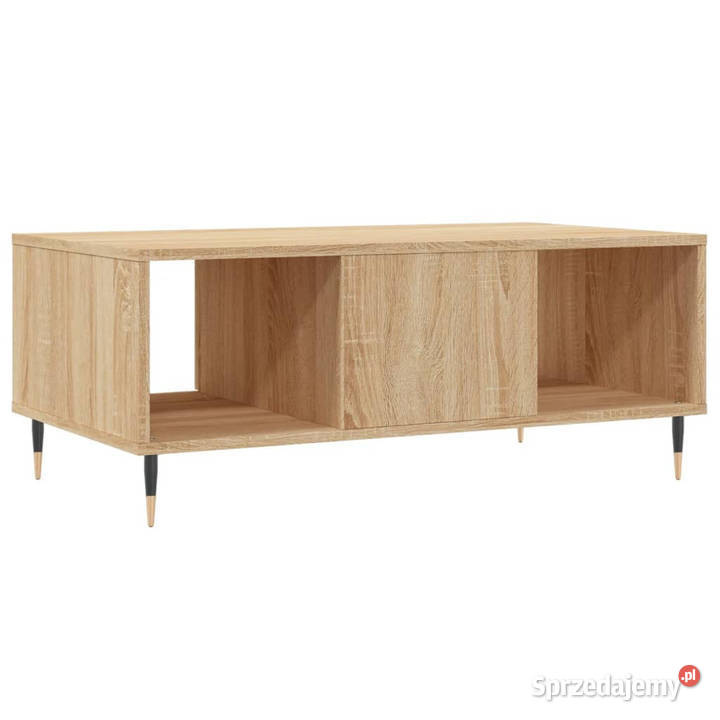 Stolik kawowy dąb sonoma 90x50x365 materiał Warszawa