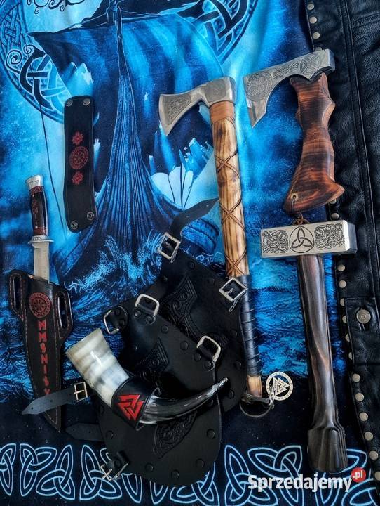 Karwasze Młot Thora Mjlnir nordycki runy Valknut Sochaczew sprzedam