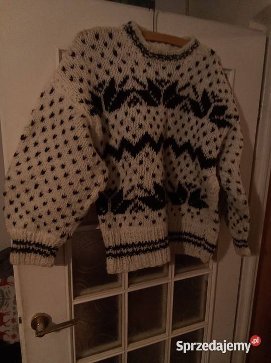 Sweter biało czarny Moda i Styl Warszawa sprzedam