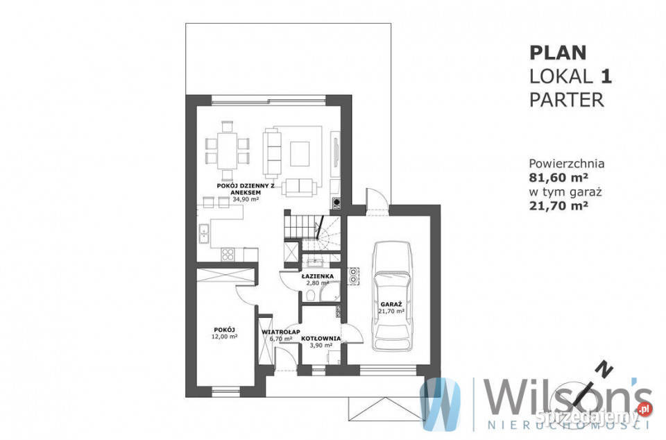 Dom bliźniak 15115m2 Bobrowiec mazowieckie