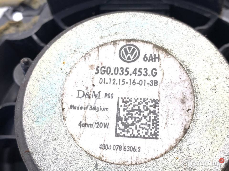 GŁOŚNIKI KOMPLET VW GOLF VII 5G0035453G