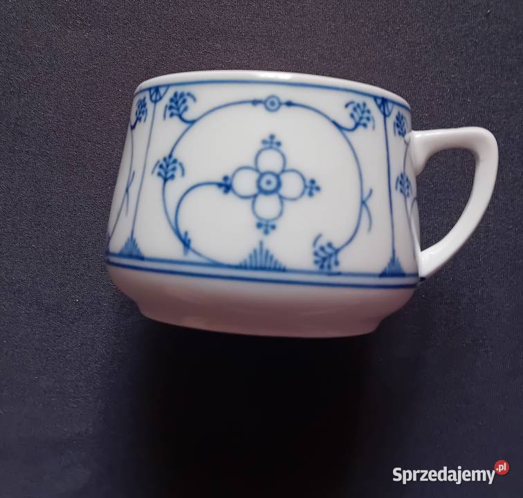 Filiżanka Carl Tielsch Altwasser Wzór słomkowy Porcelana i szkło Koźminek sprzedam
