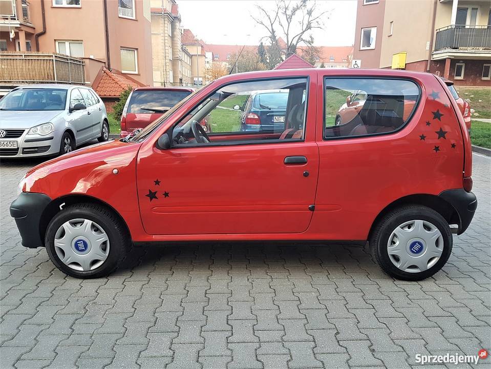 Fiat Seicento Actual 11 KAT 2003 nieuszkodzony Elbląg