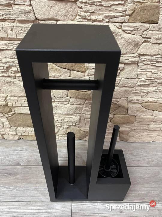 Stojak uchwyt na papier toaletowy szczotka do WC Dębica