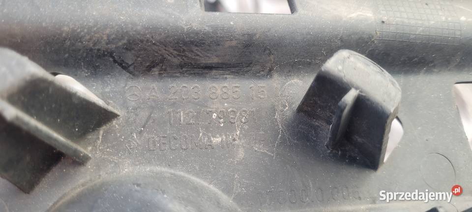 ŚLIZG ZDERZAKA LEWY PRAWY TYŁ MERCEDES W203 Ruda Śląska