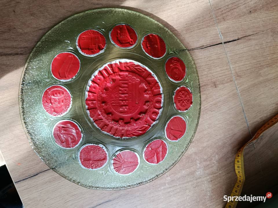 Talerz okolicznościowy huta Ferrum Ząbkowice PRL Pozostałe Choszczno