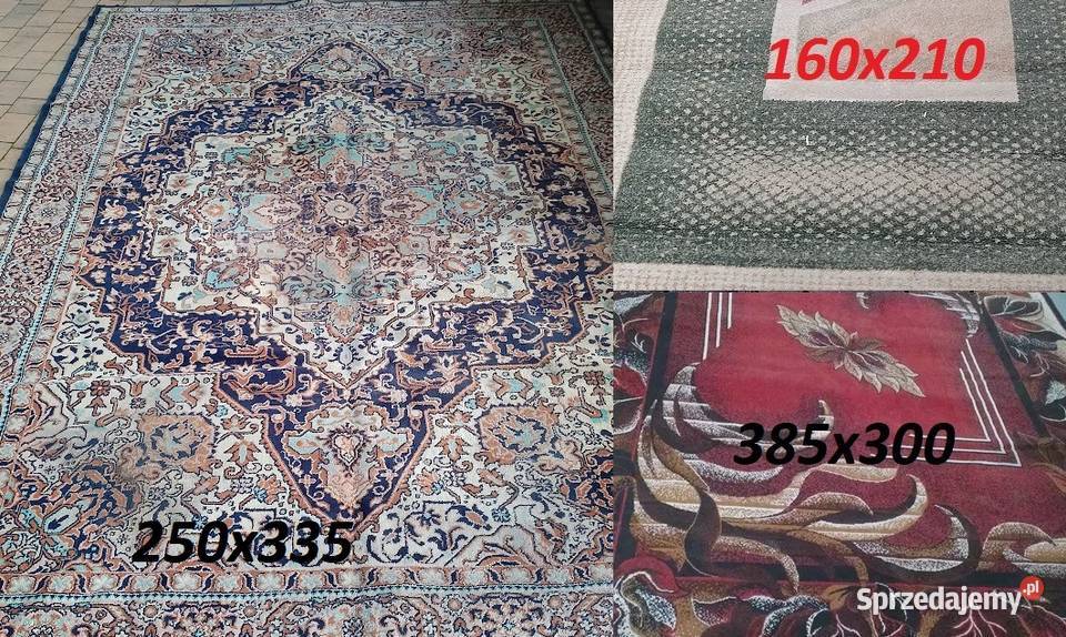 Trzy dywany w komplecie całość Wasilków