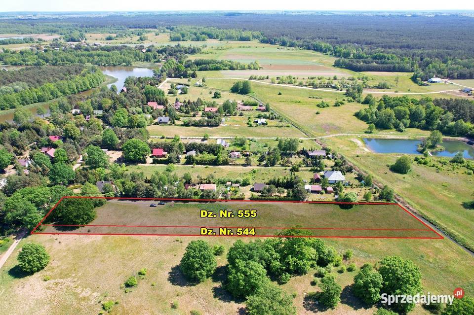 Duża działka rekreacyjna w świetnej lokalizacji 7236m2 Stawinoga