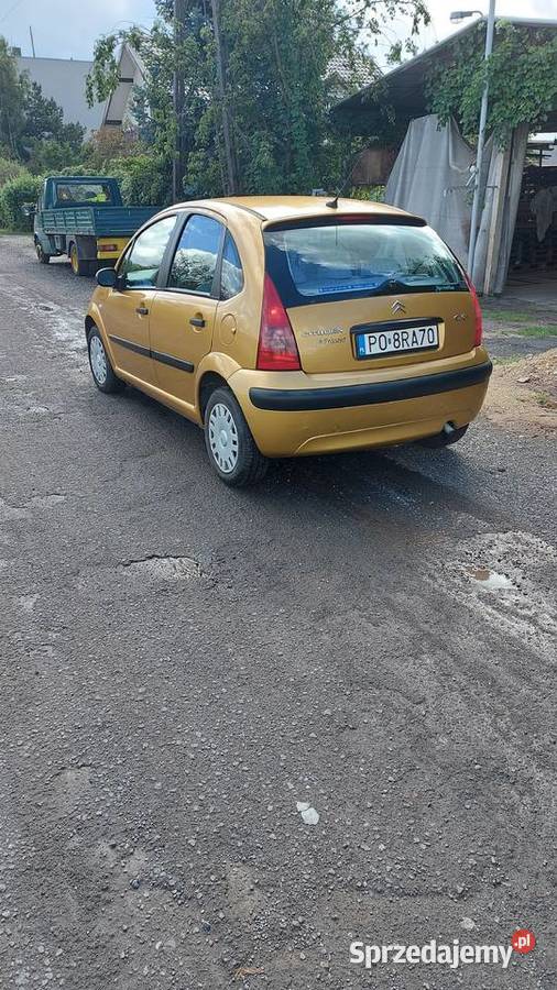 Citroen C3 2002r 12benzsprowadzony kurtyny powietrzne Poznań