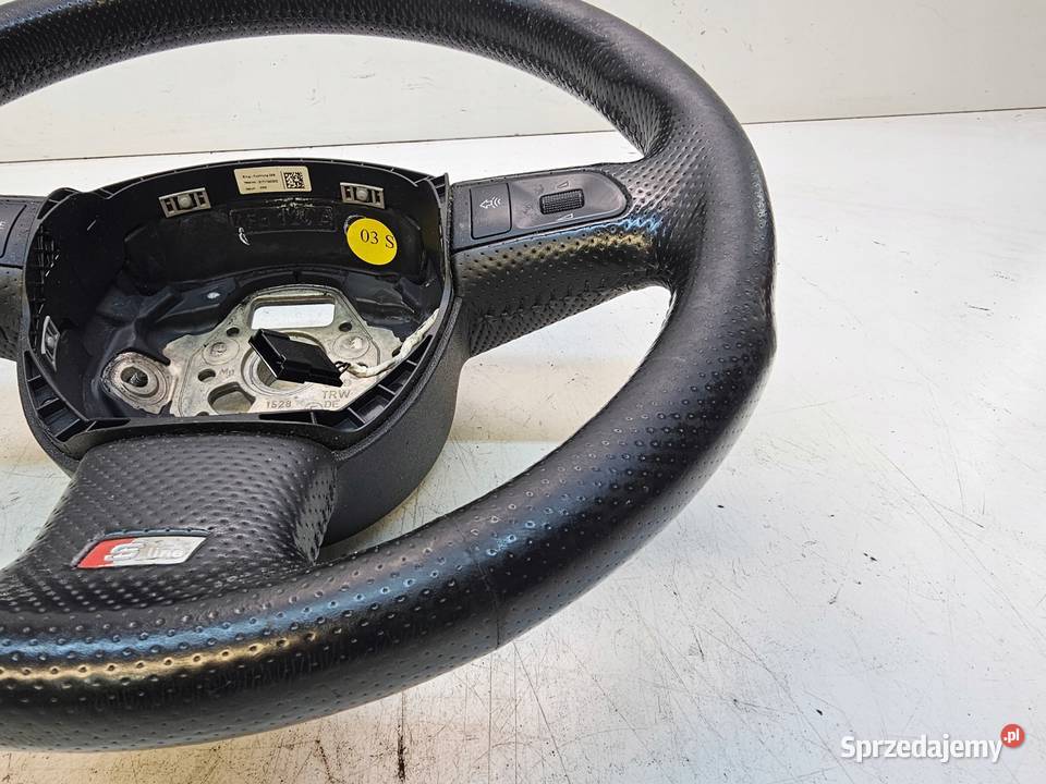 KIEROWNICA SKÓRA SLINE AUDI A6 C6 4F0419091S 8UD osobowe Przystajń