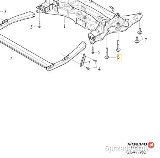 VOLVO C40 XC40 XC90 sruba ramy zawieszenia Bielany Wrocławskie