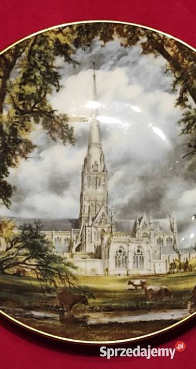 Piękna zabytkowa kolekcjonerska patera Katedra w Pabianice sprzedam