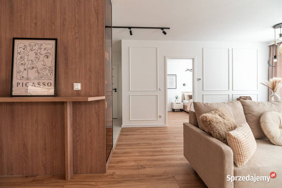 Stylowy apartament Odrą 48 m Nowa Przystań Kępa Szczecin sprzedam