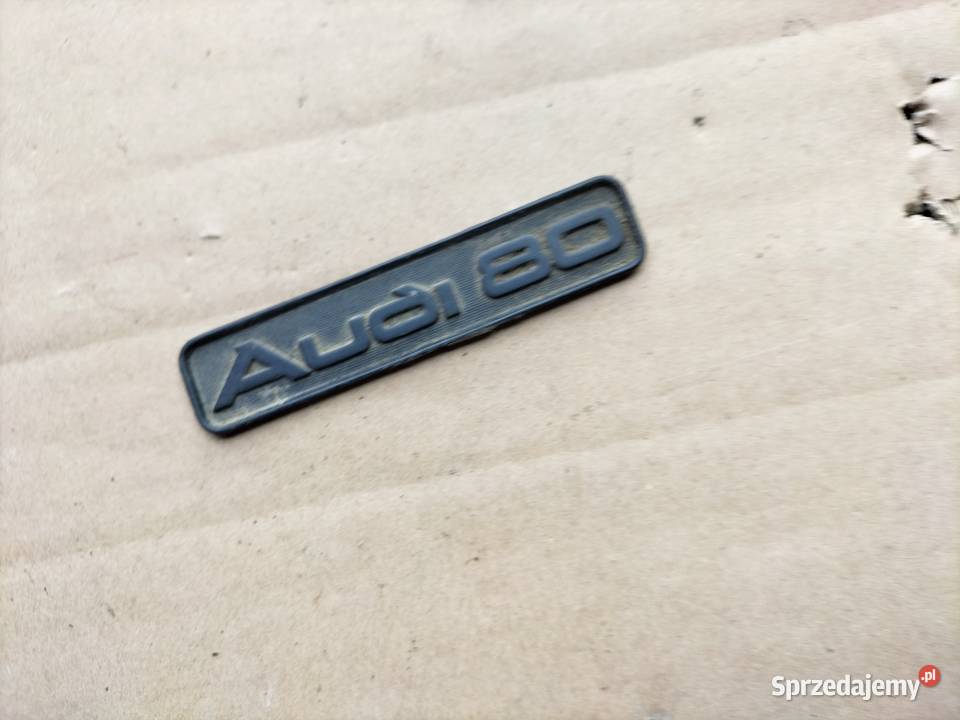 AUDI 80 B3 B4 ZNACZEK EMBLEMAT NAPIS KONSOLI lubelskie Kamień-Kolonia
