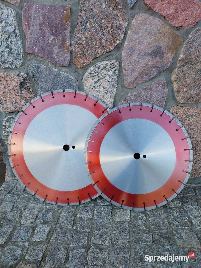 Tarcze diamentowe 400mm i 450mm do kostki Domaszowice