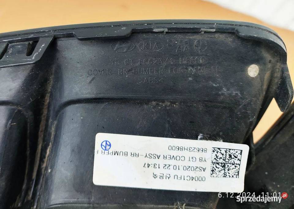 KIA RIO IV GT KRATKA ZDERZAKA TYŁ LEWA osobowe sprzedam