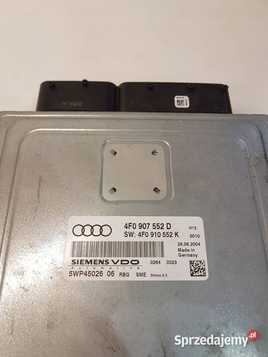 KOMPUTER STEROWNIK SILNIKA AUDI A6 C6 4F0910552K śląskie