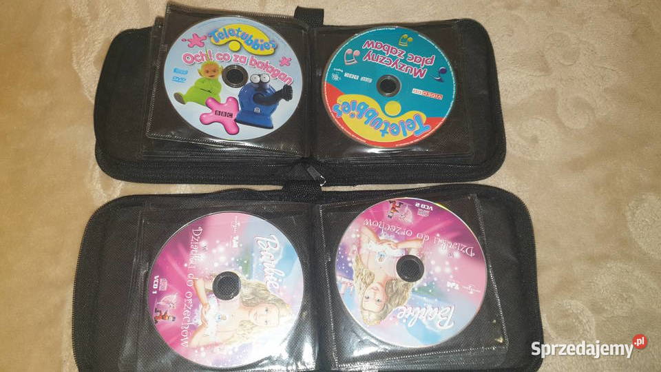 60 sztuk płyt DVD dzieci oryginalne dwa etui Płyty i kasety Warszawa sprzedam