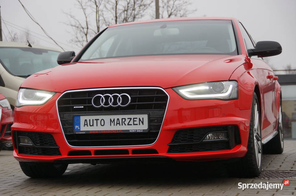 Audi A4 20 TDI CR 150 4x4 Lift SLine Navi Mały Rok produkcji 2015 Nowy Sącz