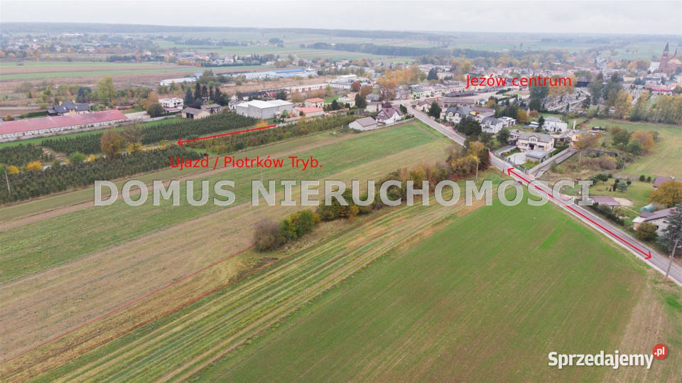 sprzedaży gruntu Jeżów Górna 4300m2 łódzkie