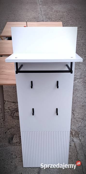 Wieszak ścienny Eliza Biały 43 x 120 Wieszaki ścienne