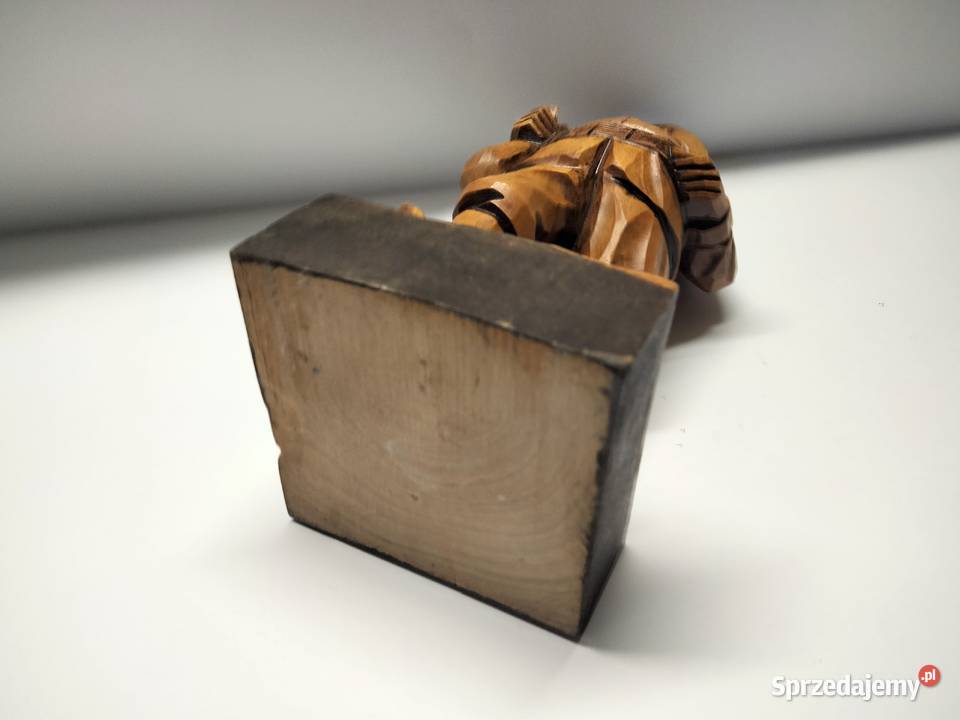 Sancho Pansa rzeźba lite drewno Pozostałe Gniezno