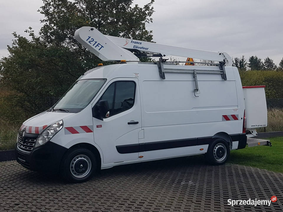 Renault Master L2H2 ZWYŻKA UDT PODNOŚNIK KOSZOWY pełny VAT Poręba