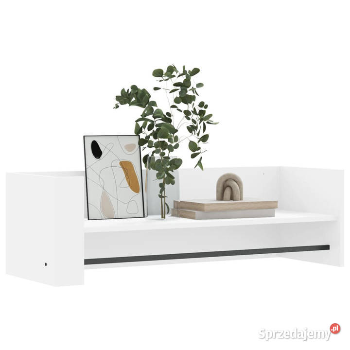 Półka ścienna biała 100x35x305 materiał Warszawa sprzedam