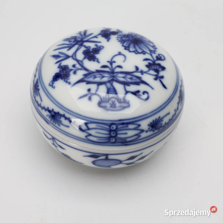 ARTexpert Miśnia meissen puzderko wzór cebulowy Porcelana i szkło zachodniopomorskie Dobrzany