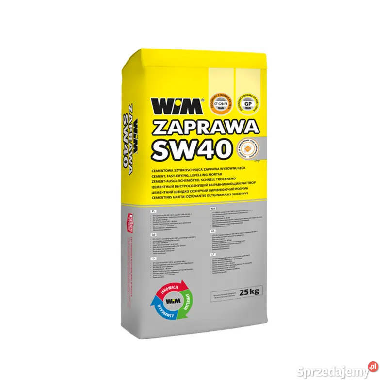 WIM CEMENTOWA ZAPRAWA SZPACHLOWOWYRÓWNUJĄCA SW40