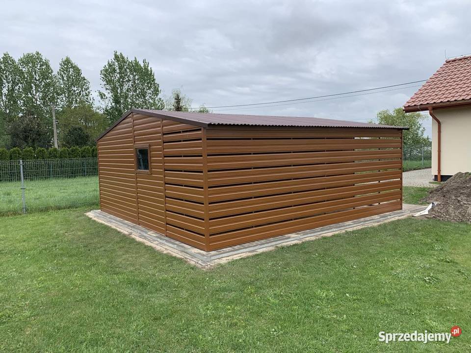 Producent garaży blaszanych każdy wymiar profil Brodnica