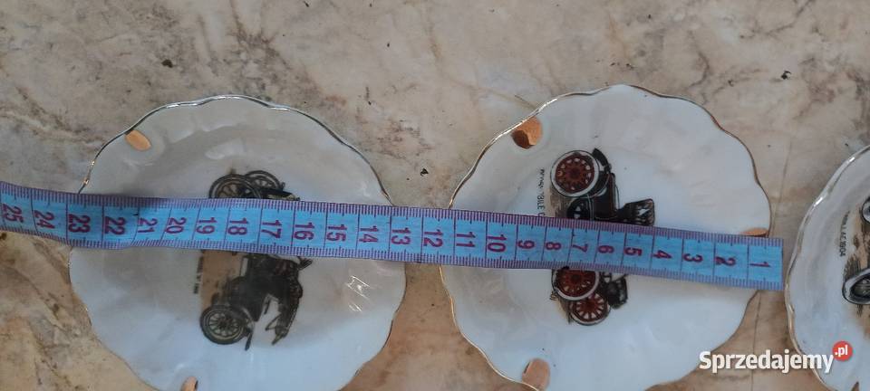 Kolekcjonerskie talerzyku z motywem starych małopolskie Tarnów