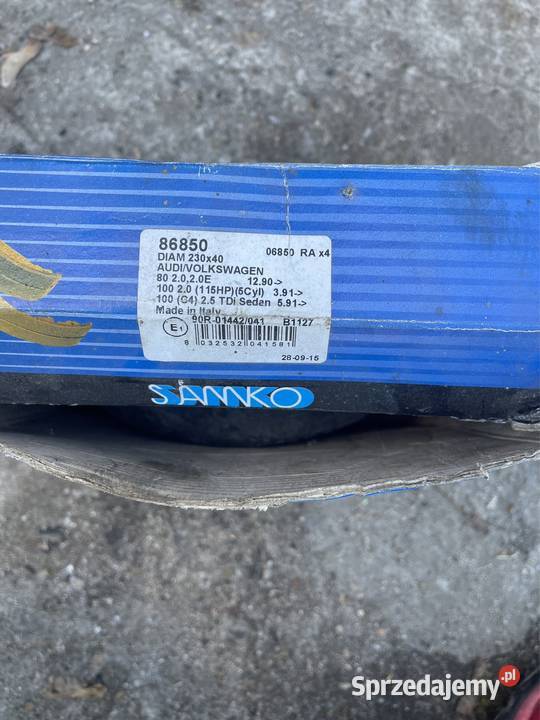 Hamulce audi 80 b4 szczęki Układ hamulcowy lubuskie Małomice