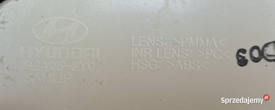 Lampy Tył Klapy Hyundai ix35 Komplet Oryginał