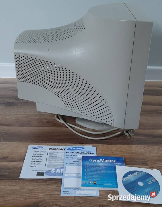 Samsung SyncMaster 765MB crt retro monitor 17 Monitory i projektory